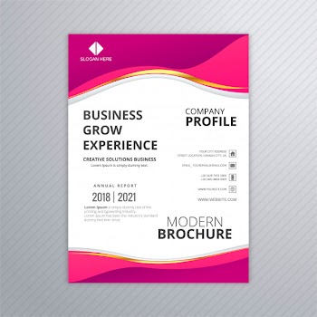 Professional business flyer template Free Vector