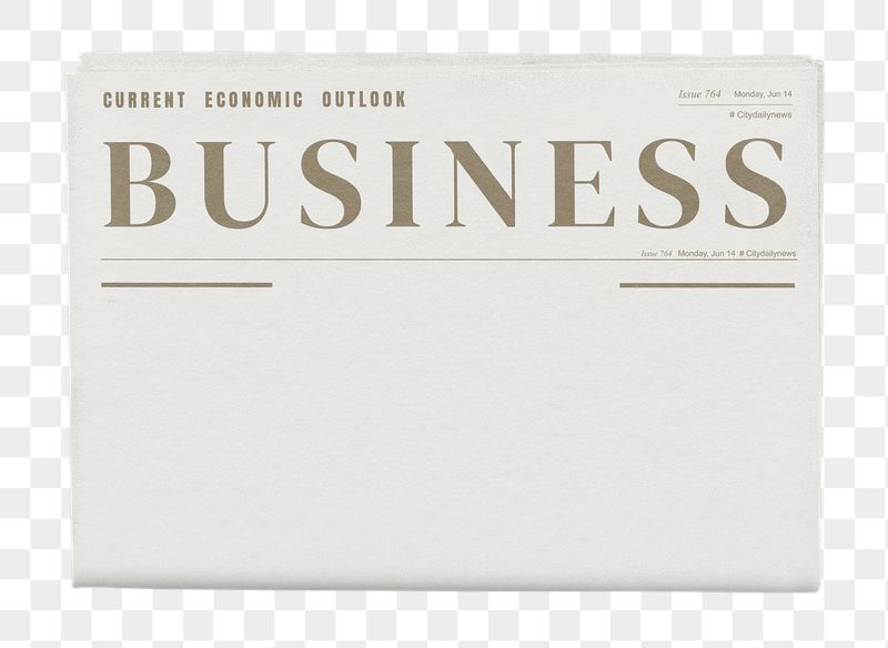 Professional business png newspaper sticker, | Free PNG - rawpixel