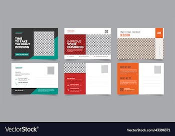 professional corporate postcard design