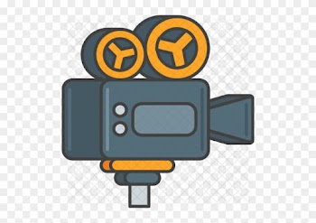 Professional Movie Camera Icon - Video