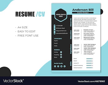 professional resume template design
