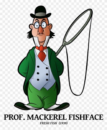 Professor Mackerel Fishface By Boscoloandrea - Fresh Fish Merrie Melodies