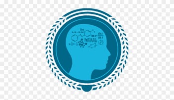 Profile Of Head With Equations Inside - Dance Floor Decal Graduate