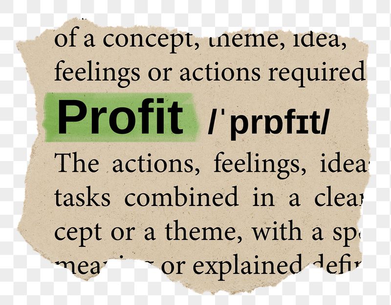 Profit png word sticker, torn | Free PNG - rawpixel