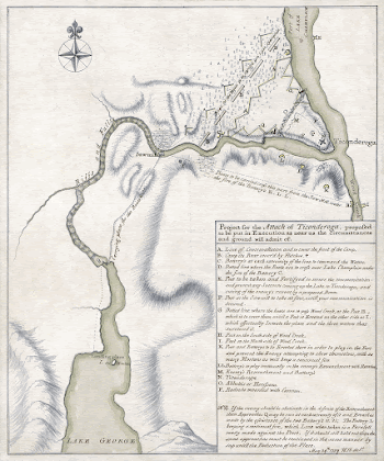 Project for the attack of Ticonderoga, | Free Photo - rawpixel