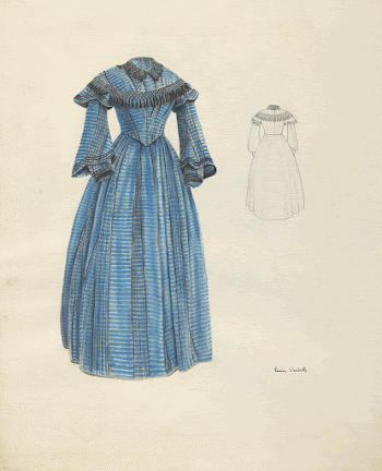 Promenade Dress (c. 1937) by Lucien | Free Photo - rawpixel