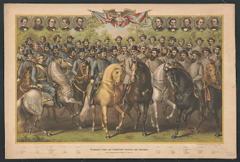 Prominent Union and Confederate generals | Free Photo - rawpixel