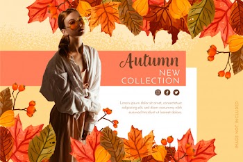 Promotion fashion banner Free Vector