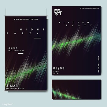 Promotional layout set | Free stock vector - 544703