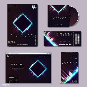 Promotional layout set | Free stock vector - 544727