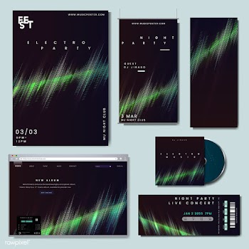 Promotional layout set | Free stock vector - 544735