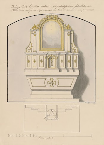 Proposal for an altar for a chapel | Free Photo - rawpixel