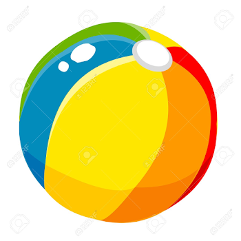Props Beach Ball Cute Cartoon Royalty Free Cliparts, Vectors, And ...