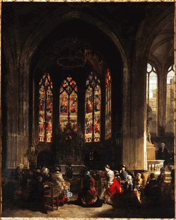 Prosper Lafaye's The Chapel of the Virgin | Free Photo - rawpixel