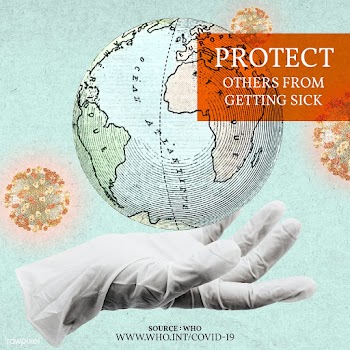 Protect others from getting COVID-19 virus illustration vector social .. | Free  vector - 2320695