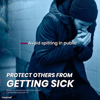 Protect others from getting sick due to coronavirus pandemic template | Free  vector - 2300801