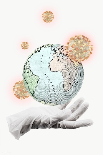 Protect the planet earth from coronavirus background design element | Free  transparent png - 2319377