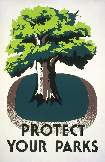 Protect your parks (1938) poster | Free Photo Illustration - rawpixel