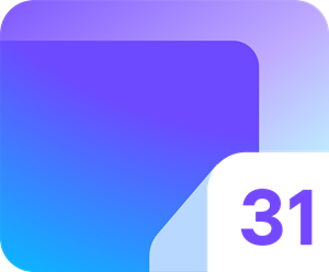 Proton Calendar Logo Vector