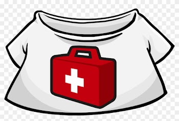 Provide Medical Help T-shirt - Club Penguin White Shirt