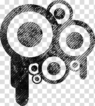 PS Retro Grunge brush, black and white abstract painting transparent background PNG clipart
