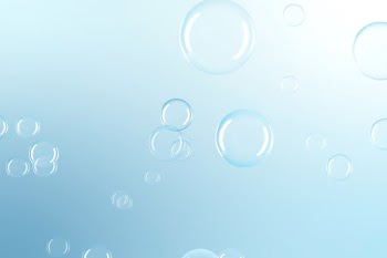Psd bubble pattern blue gradient background