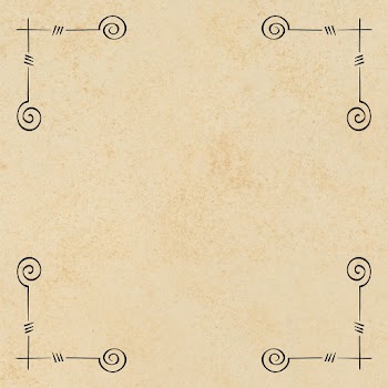 Psd frame border bohemian swirl ornament