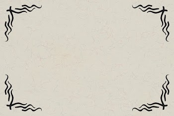 Psd frame border bohemian wavy ornament