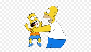 Psd Homero &amp; Bart Simpson - Homer Simpson And Bart