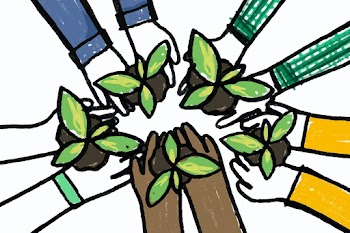 PSD new normal hobby doodle, reforestation… | Free stock illustration | High Resolution graphic