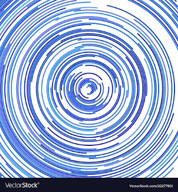 Psychedelic abstract background from concentric vector image