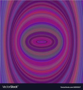 Psychedelic abstract ellipse background - design vector image