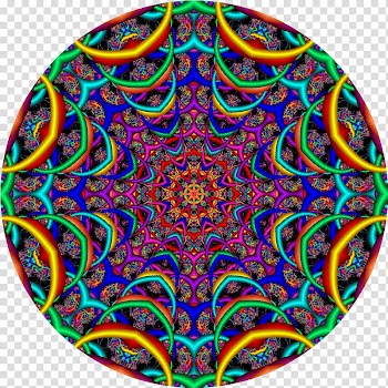 Psychedelic art Visual arts Kaleidoscope Pattern, christmas transparent background PNG clipart