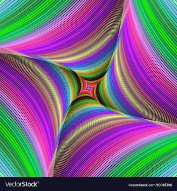 Psychedelic Fantasy Background vector image