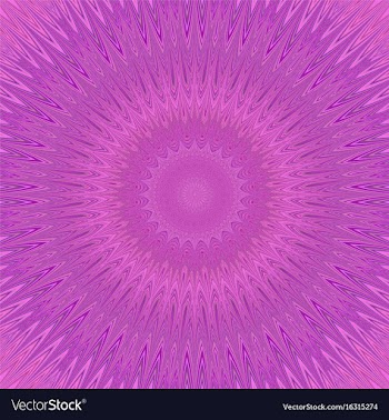 Psychedelic mandala star fractal ornament vector image