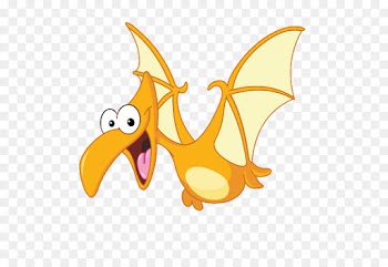 Pterodactyl, Dinosaur, Tyrannosaurus Rex, Cartoon, Wing PNG