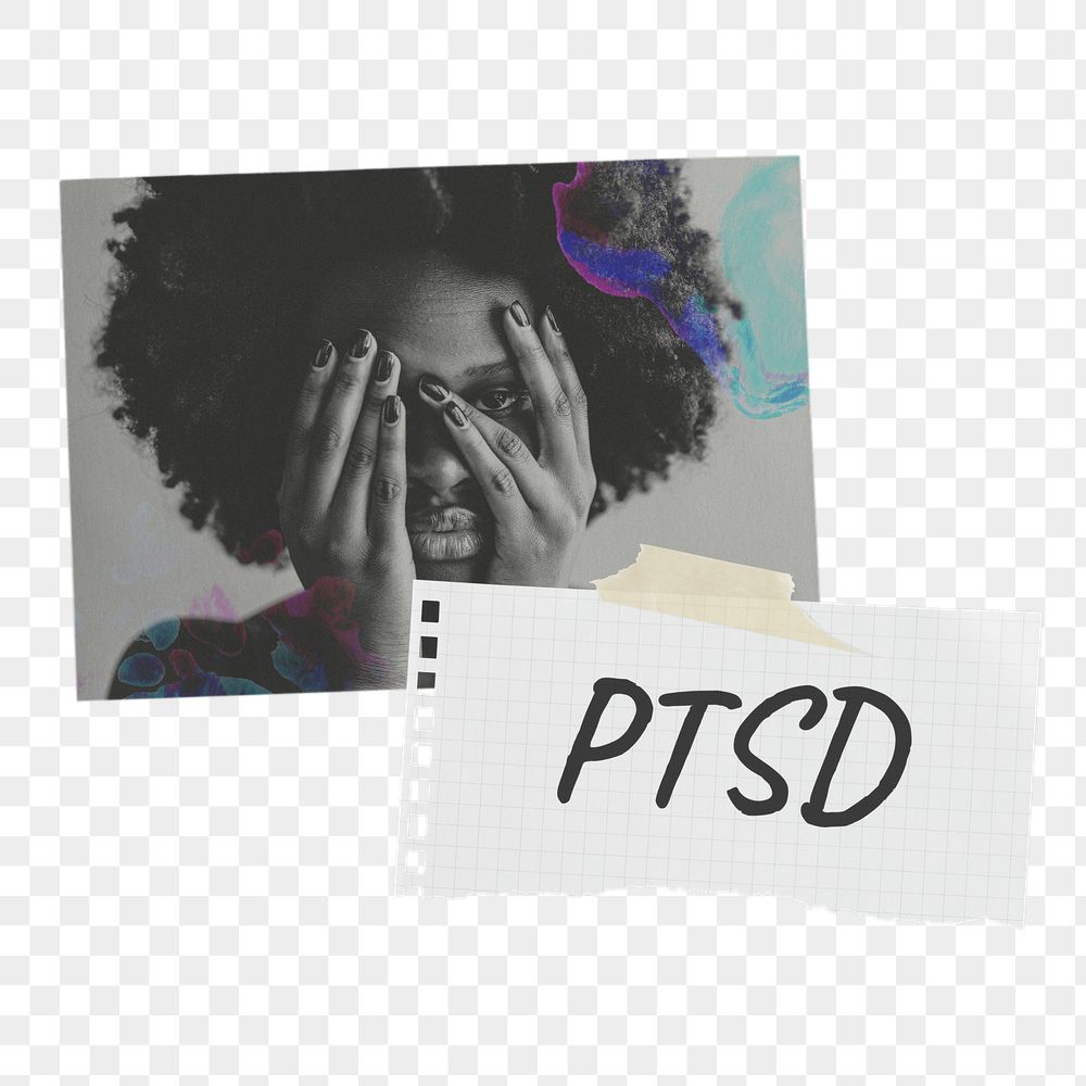 PTSD png paper collage, mental | Free PNG - rawpixel