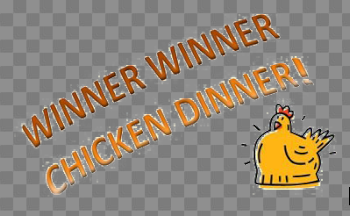 PUBG Winner Winner Chicken Dinner Download Transparent PNG