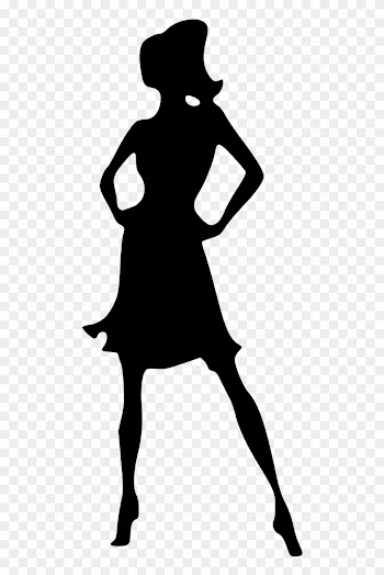 Public Domain Clip Art Image Illustration Of A Female - Woman Clipart Silhouette