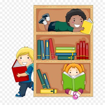 Public library Child Reading Clip art - student 