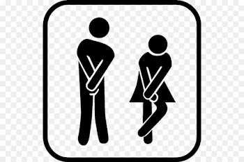 Public toilet Bathroom Decal Flush toilet - wc 