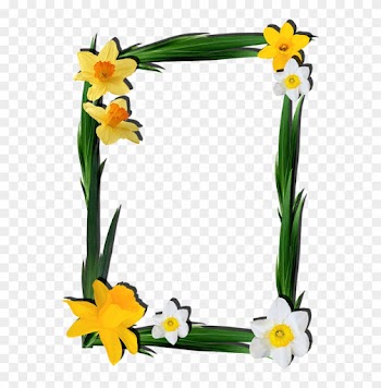 Publicat De Eu Ciresica La - Frame Spring Flower Png