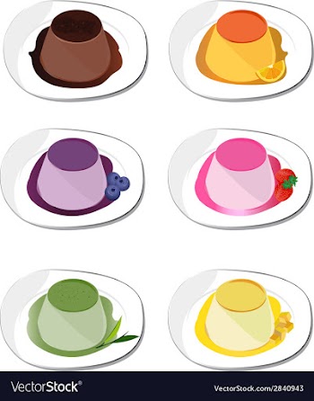 Pudding vector image