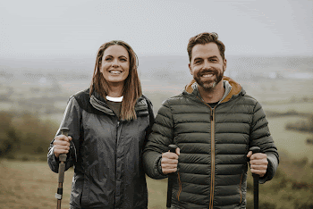 Puffer jacket mockup, hiking outfits | Free PSD Mockup - rawpixel