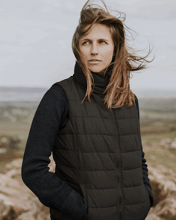Puffer vest mockup, outdoor outfits | Free PSD Mockup - rawpixel