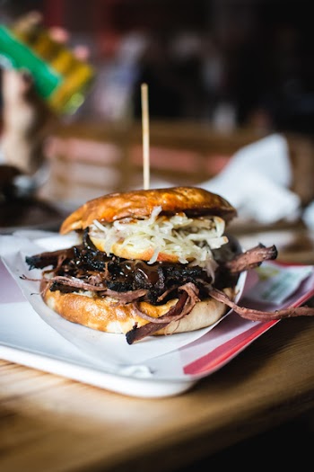 Pulled pork burger 