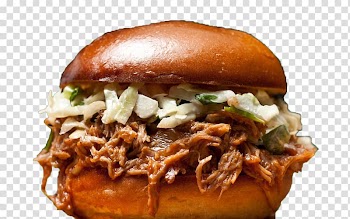 Pulled pork Slider Barbecue Slow Cookers Spice rub, barbecue transparent background PNG clipart