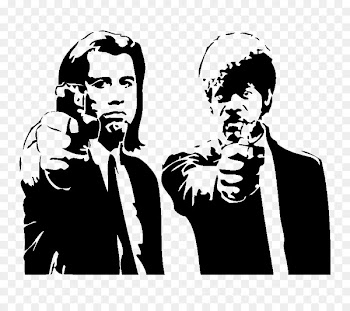 Pulp Fiction Jules Winnfield Wall decal Sticker - pulp 