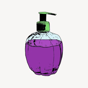 Pump bottle clipart, object illustration | Free PSD - rawpixel