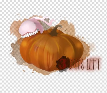 Pumpkin, 3 days left transparent background PNG clipart